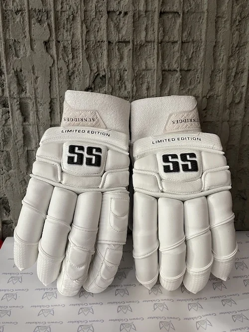 SS Limited Edition Batting Gloves All White
